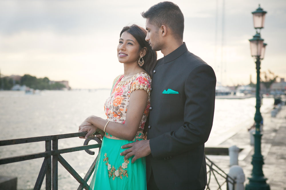 couple; Venice; photoshooting