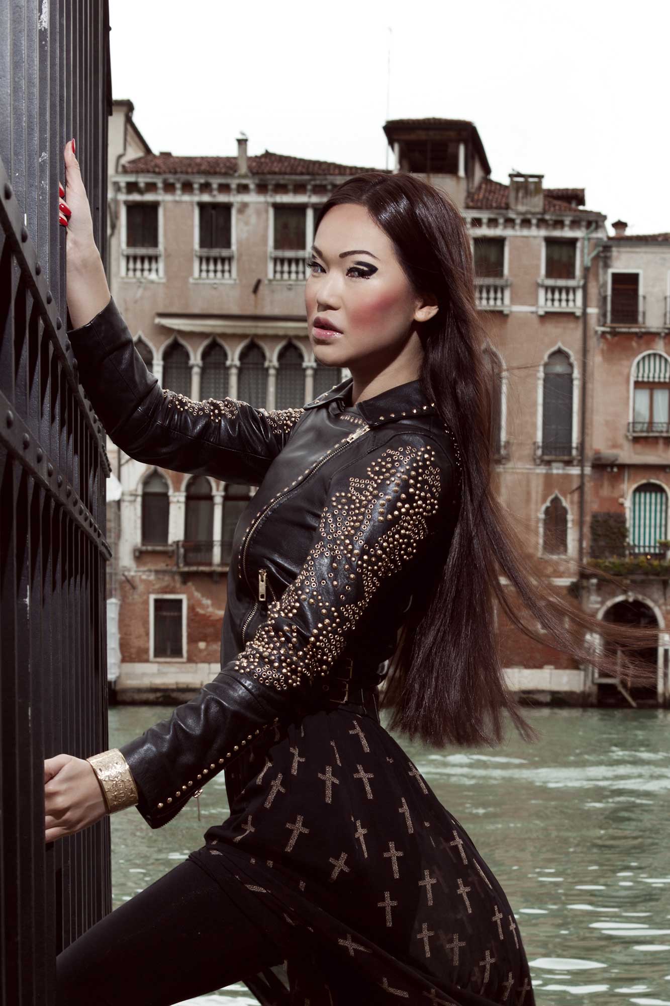 Modella a Venezia