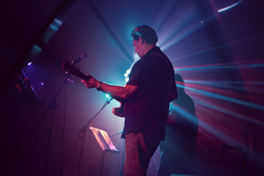 Fotografie del palco di un concerto