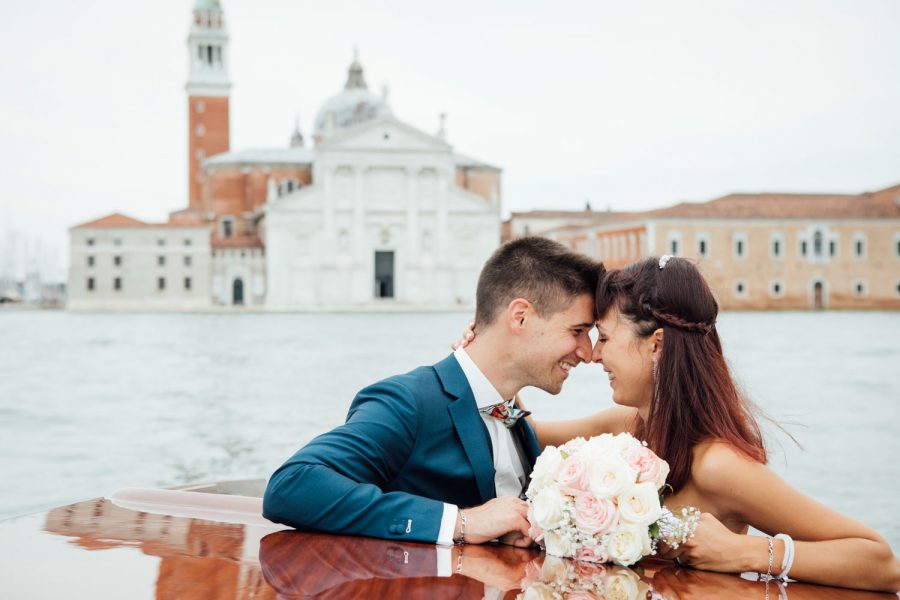 Marine &amp; Adrien intimate ceremony in Venice