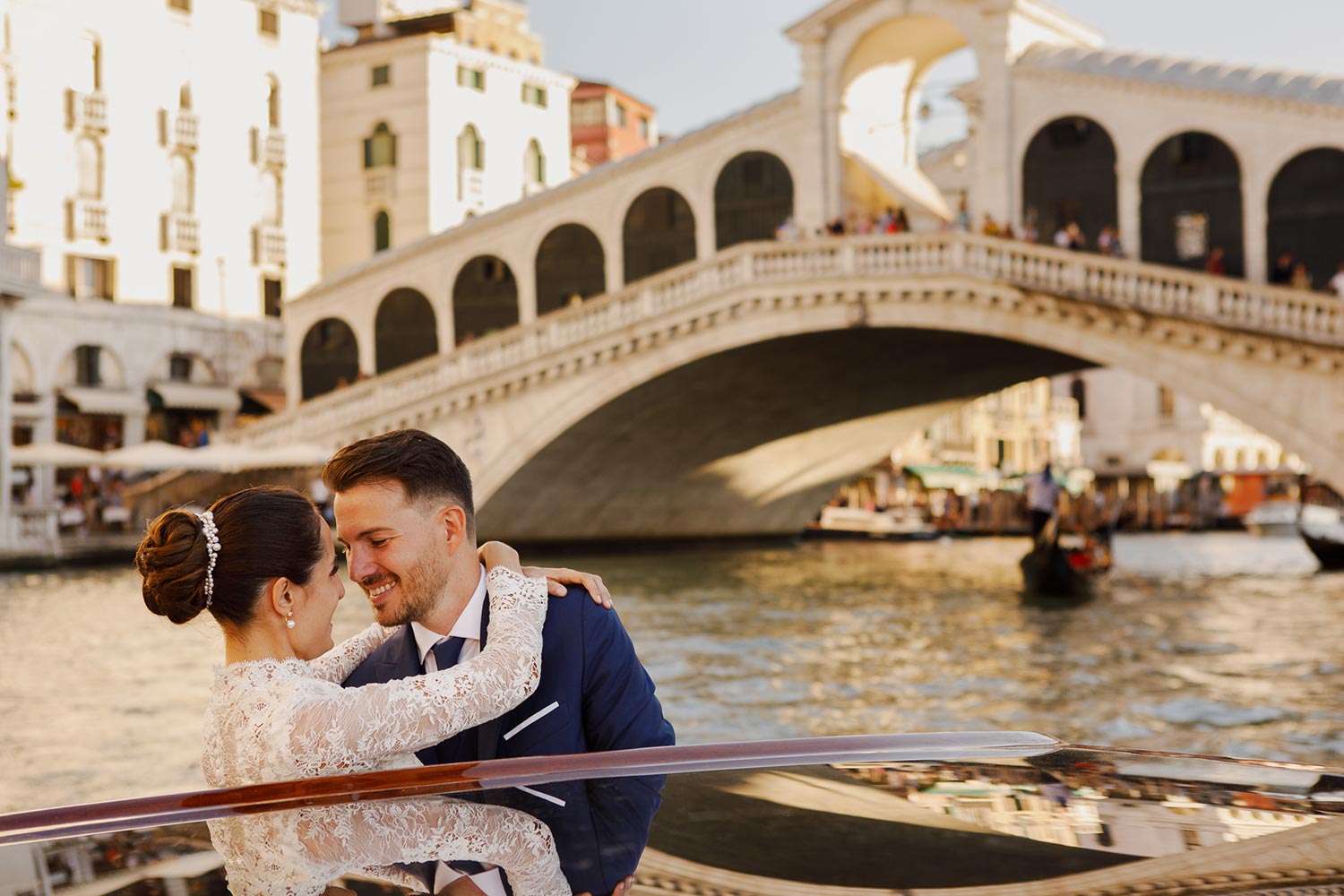 Giorgia and Francesco Sorrisi in Rialto - Magical tale in Venice