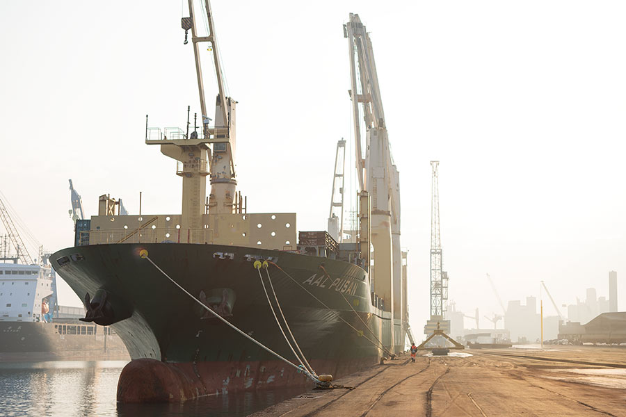 Nave pronta al carico